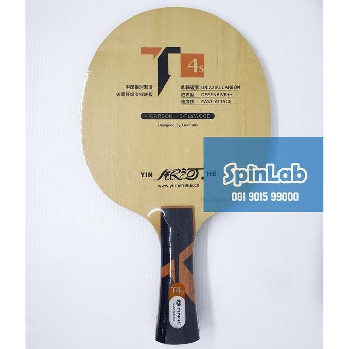 NEW Kayu Bet Blade Pingpong Tenis Meja YINHE - T4S Carbon
