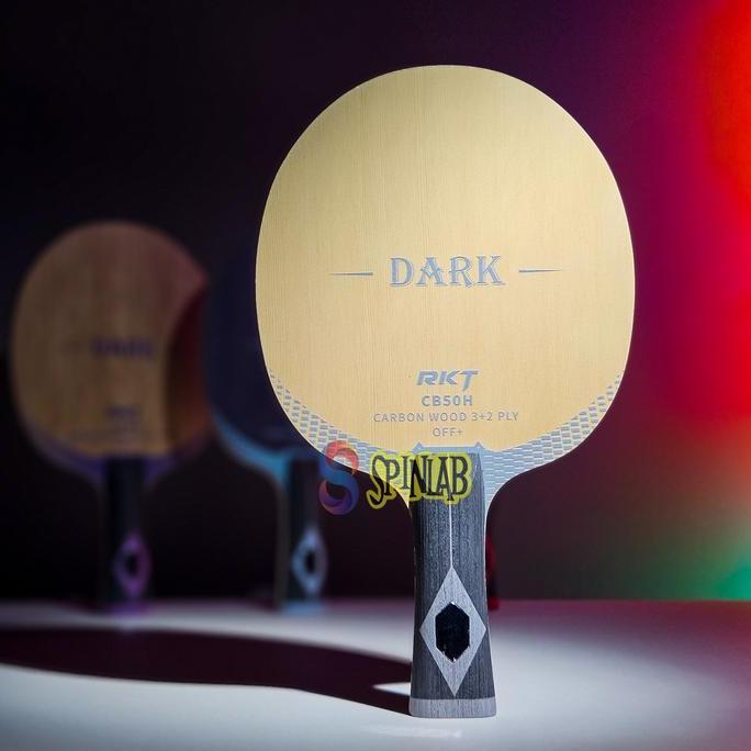 REACTOR RKT Dark CB50H | Blade Kayu Pingpong Tenis Meja Carbon