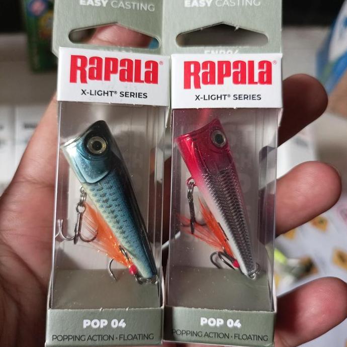 UMPAN POPPER RAPALA XLIGHT FNP04 UL SERIES WARNA BARU
