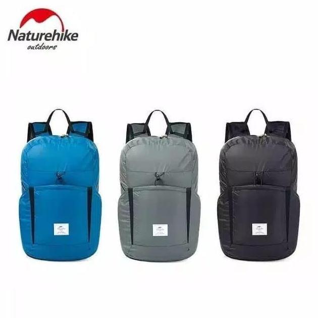 Tas lipat naturehike NH17A017-B/NH17A012-B 22L/18L ransel camping ultralight