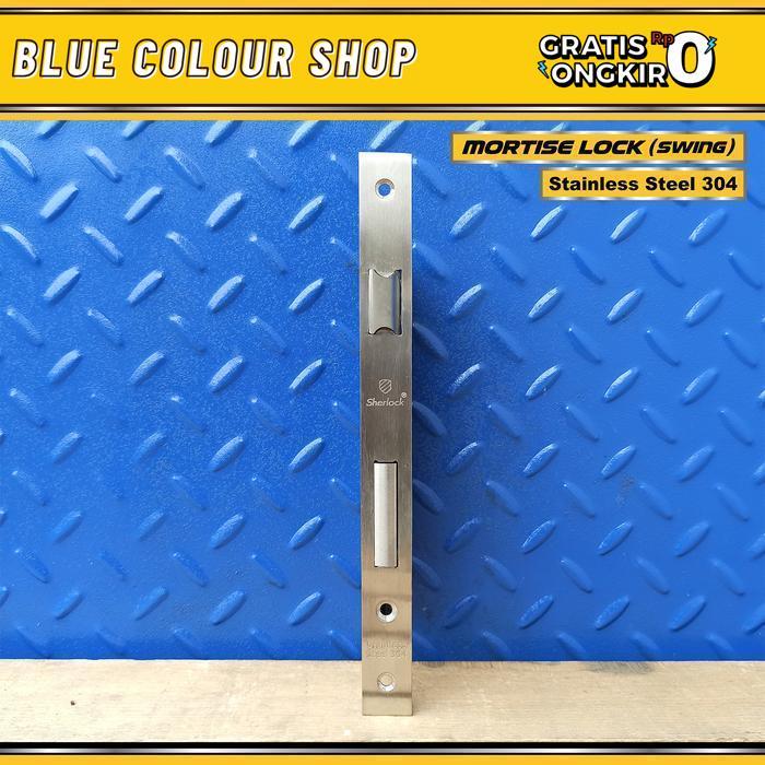 BODY KUNCI MORTISE LOCKCASE SHERLOCK SWING LOCK STAINLESS STEEL 304 BY BLUE COLOUR SHOP