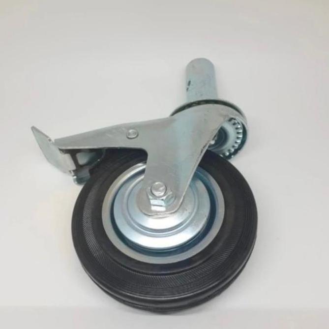TERBARU - Roda Steger Scaffolding Karet 8 Inch