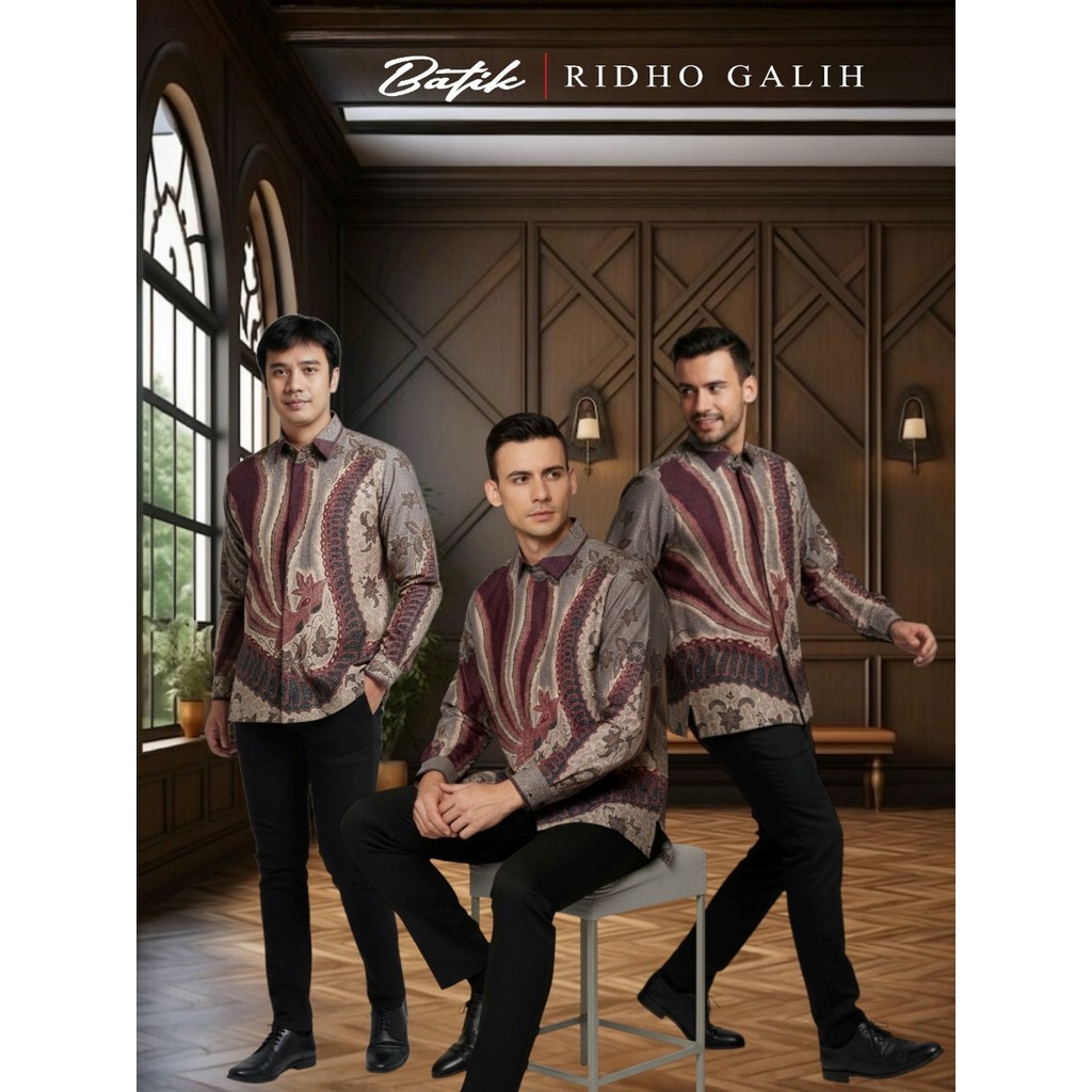 Batik Ridho Galih - Kemeja Batik Jahitan Tailor Aplikasi Bordir Smock