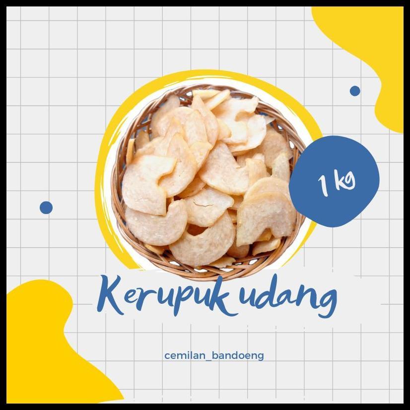 KERUPUK UDANG MENTAH 1 KG