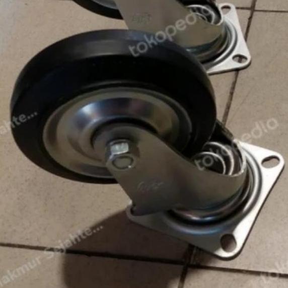 Roda Karet Edly Ukuran 6" Putar  Sale