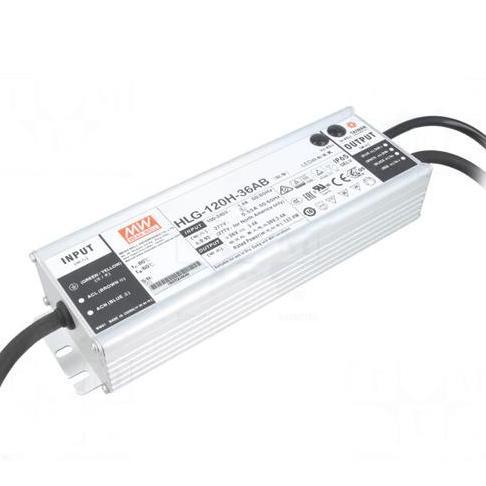 Promo MEAN WELL SWITCHING POWER SUPPLY HLG-120H-36AB 120 WATT 36 VOLT Diskon