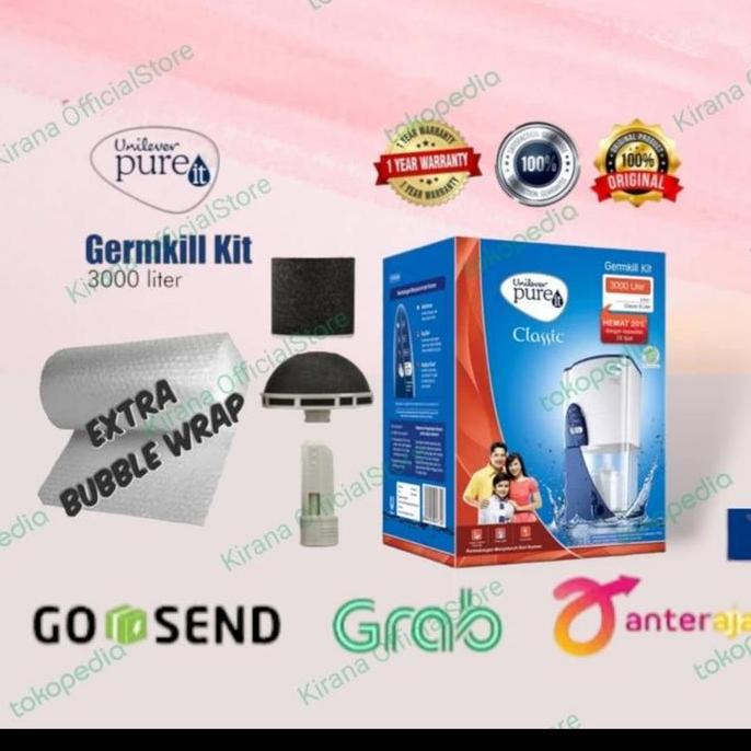 Pure it Unilever Germ Kill Filter 3000 Liter For Classic 9 & 23 Liter