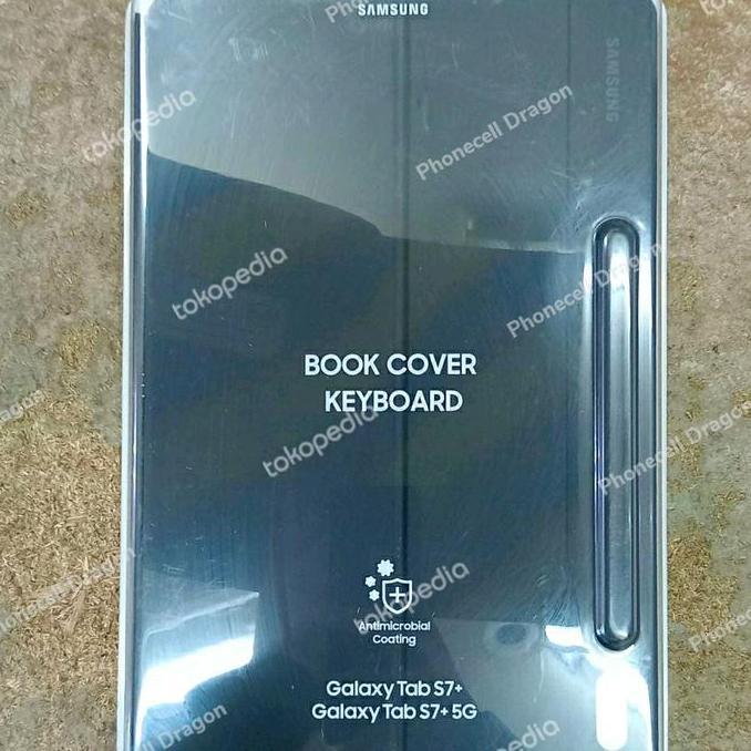 keyboard cover bluetooth samsung tab s7+ / tab s7 plus Terlaris