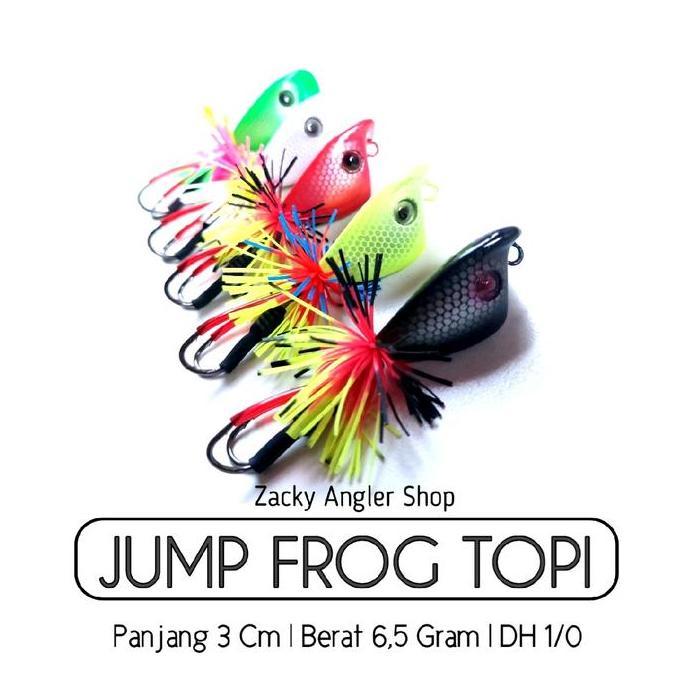 JUMP FROG TOPI 3 Cm Raz Lure Umpan Casting Gabus