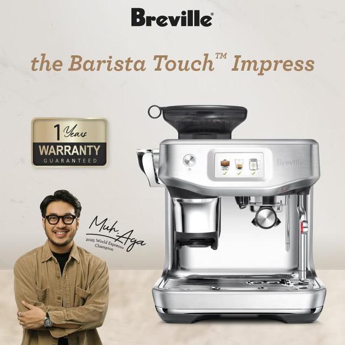 Terlaris Breville The Barista Touch Impress - Mesin Kopi Espresso Otomatis
