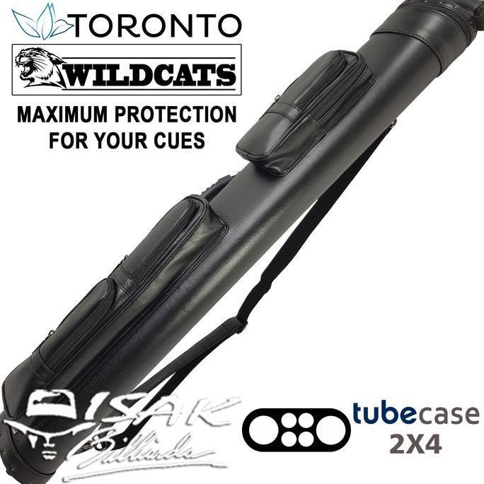 Toronto Wildcats 2X4 362 Hard Tube Cue Case Tas Stick Billiard Biliar Terlaris
