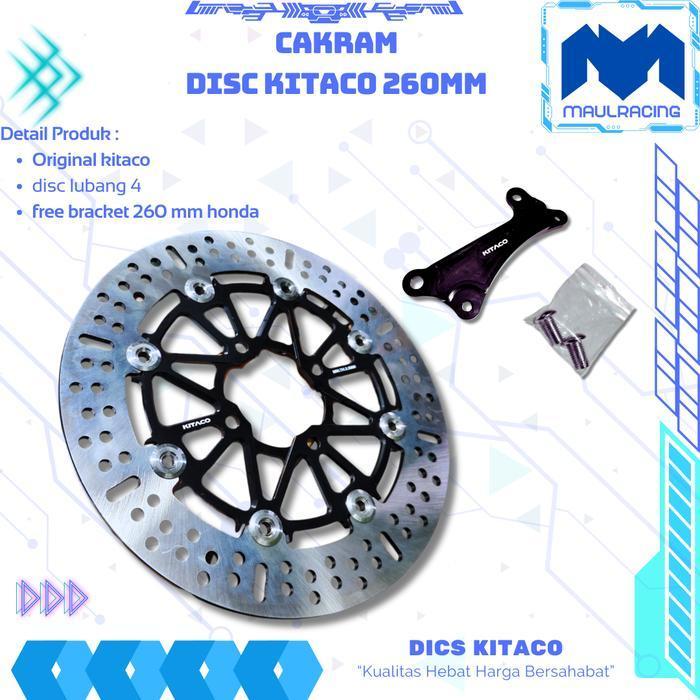 Disc Ktc Kitaco 260 Mm Disc Brake Piringan Ktc Kitaco Racing 260 Mm Free Breket  Disc Cakram Disc Ca