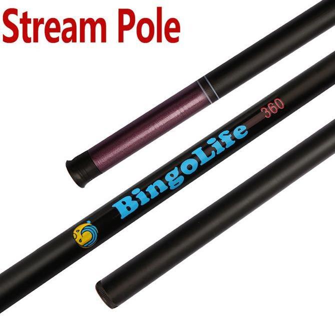 BingoLife Tongkat Pancing Hantu Tua Klasik Rod Pancing Karbon Joran Tegek Kaku Tongkat Pancing