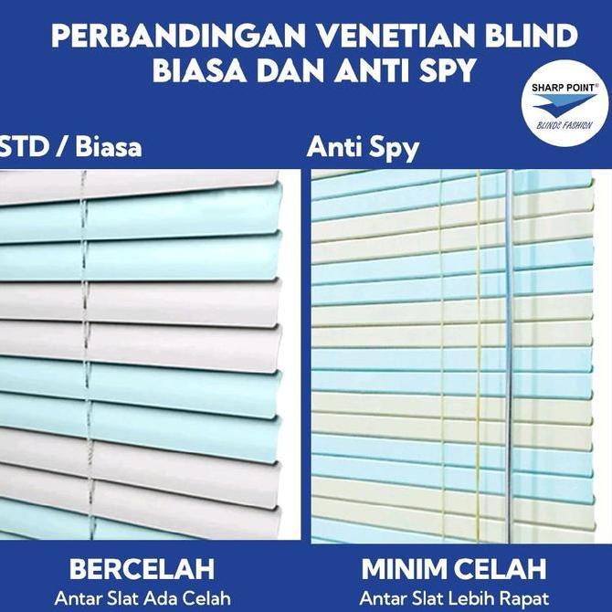 Forhom Tirai Jendela Gorden Jendela PVC Venetian Blind Kerei Jendela Tirai Gulung 40x180 60x180 Tira