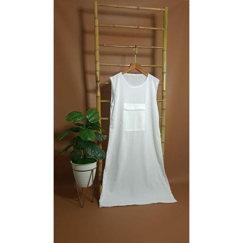 New- Daleman gamis/singlet umroh haji wanita/manset panjang daleman gamis