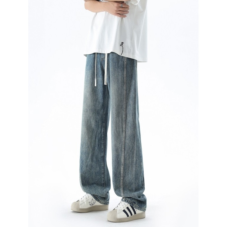 DISAI Celana Jeans Pria Celana Denim Celana Cowok Versi Korea Dari Yang Ramping Korea Pants J05