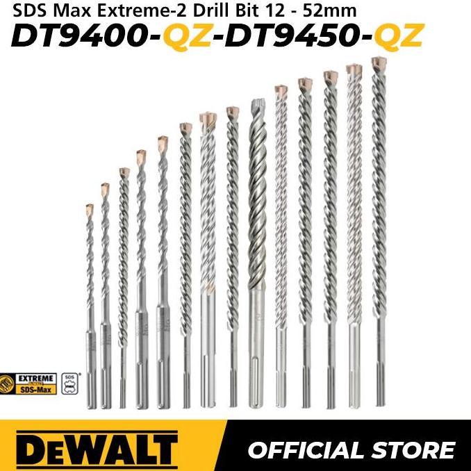Promo Dewalt Sds Max Extreme-2 Drill Bit / Mata Bor Beton 12 - 52Mm