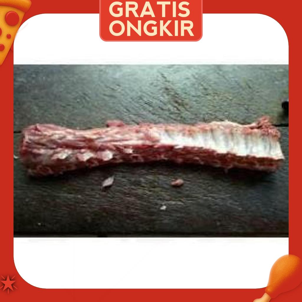 Tulang Karbonat Babi / Tulang Balakang Babi ( 1 Kg )