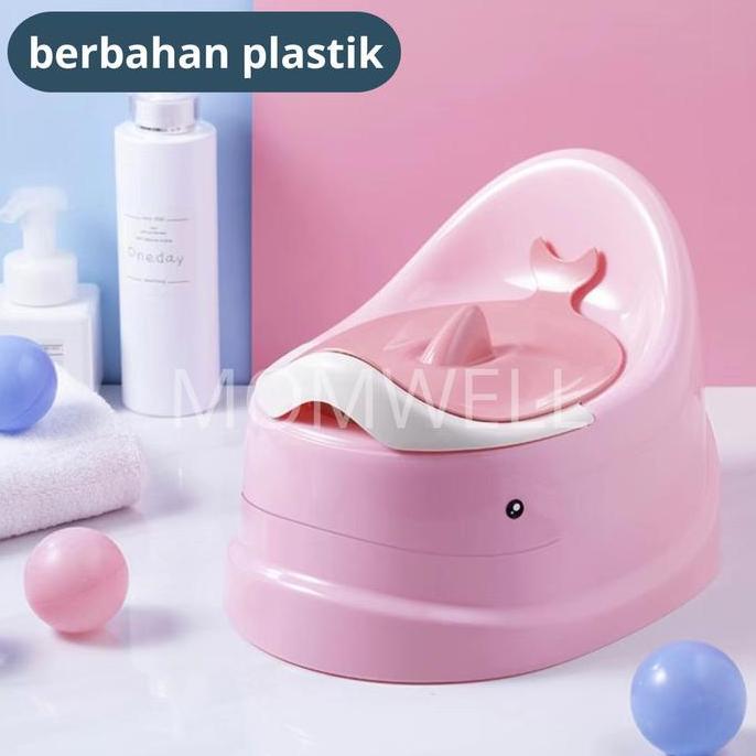 Momwell Toilet Training Anak Wc Duduk Pispot Anak Duduk Toilet Trainer Kursi Toilet Anak