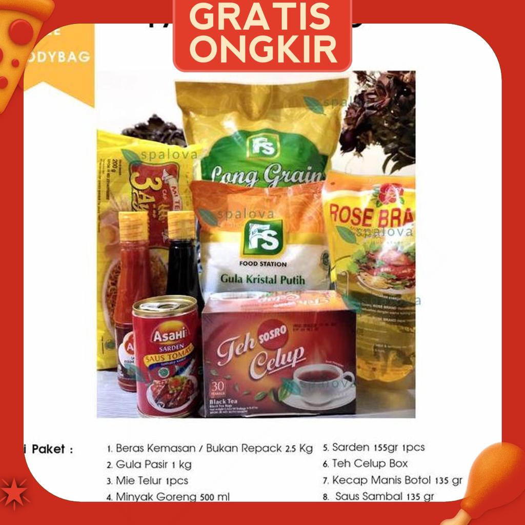 Paket Sembako Murah Beras 2,5Kg Lengkap