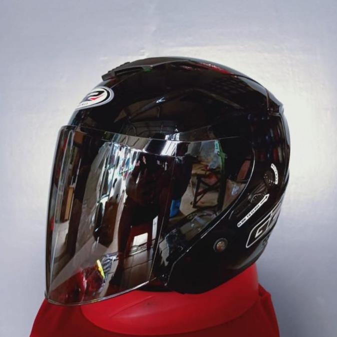 HELM G2 OPTIMAX SOLID BLACK+VISOR VENOM IRIDIUM Terlaris