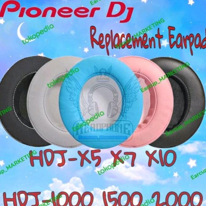 Earpad Earcup Ear Cushion Pioneer HDJ-X5 HDJ-X7 HDJ-X10 HDJ 2000 Foam