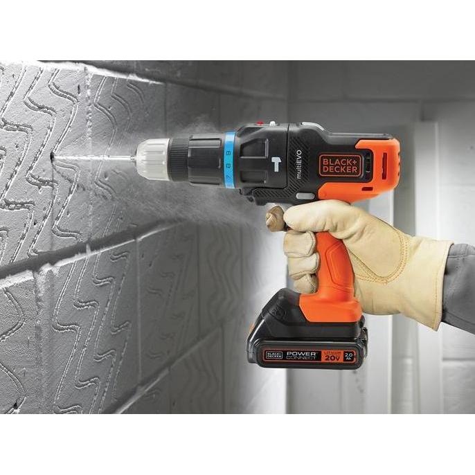 Promo Black+Decker Multi Evo Hammer Drill (Evo185H1-Kr) + Fast Charger