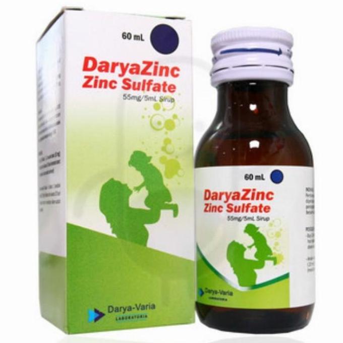 Ready DaryaZinc Sirup 60ml , Zinc Sulfate