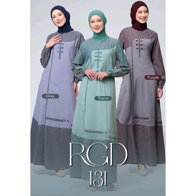 Promo Rgd 131 New Pretty Gamis Collection By Raunapride  | Gamis Dewasa Reguler | Muslim |  Gamis | 