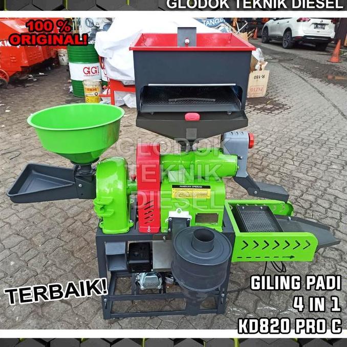 Terlaris Gilingan Padi Kombinasi 4In1 Mahkota Kd 820 Pro C / Kd-820 Pro C