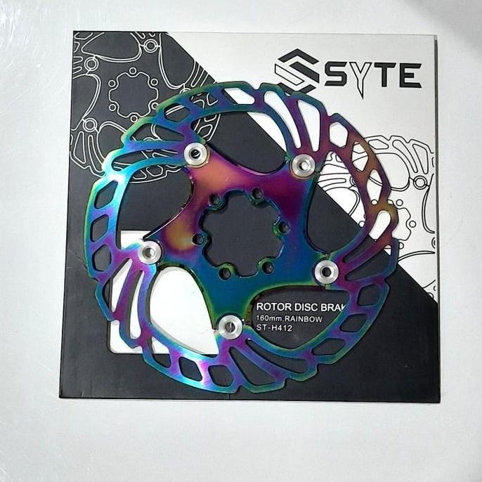 REM CAKRAM SEPEDA LIPAT / PIRINGAN CAKRAM SEPEDA RAINBOW MERK SYTE