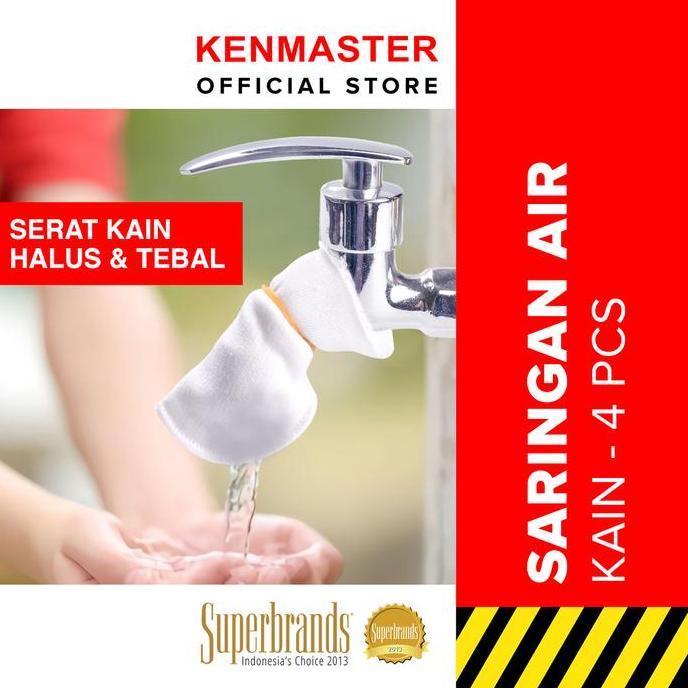 Terlaris Kent Saringan Kran Air Kain / Filter Air Kain / Water Filter / Filter Air Kran Isi 4 Pcs - 