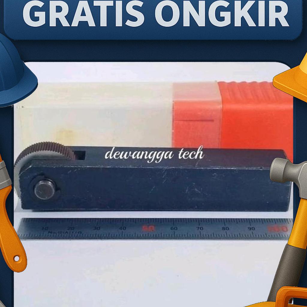 Knurling Lurus 1.0Mm Holder Kartel 1Mm Pembuat Motif Garis Pada As Shaft Di Mesin Bubut