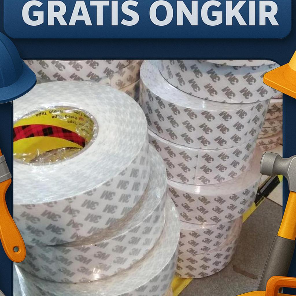 3M Double Tape 9080-Doubel Tape Tahan Panas 24Mm