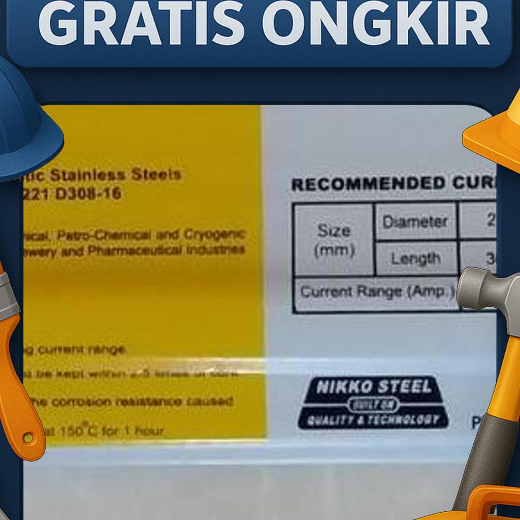 Kawat Las Stainless Nikko Steel Nsn-308 3.2Mm