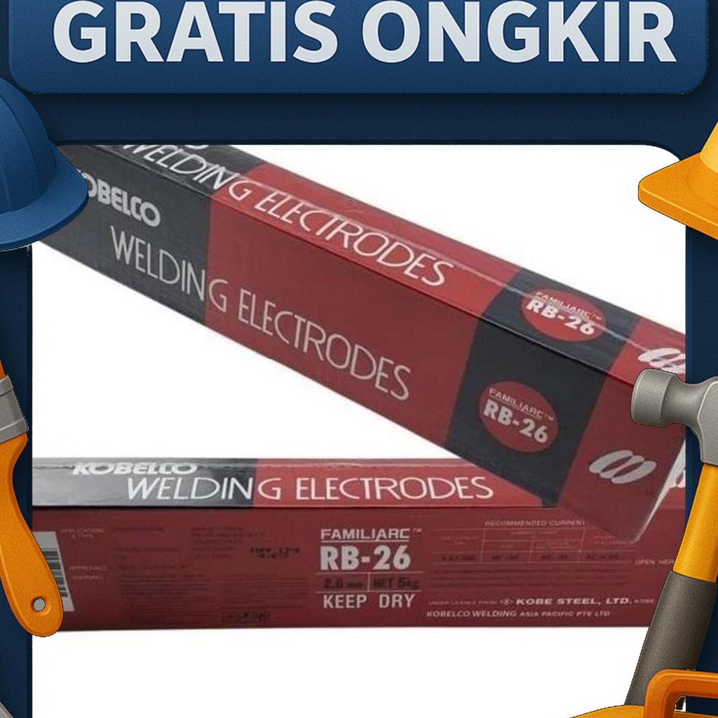 Kawat Las Kobe Rb26 Stick Electrode 2,6Mm X 350Mm