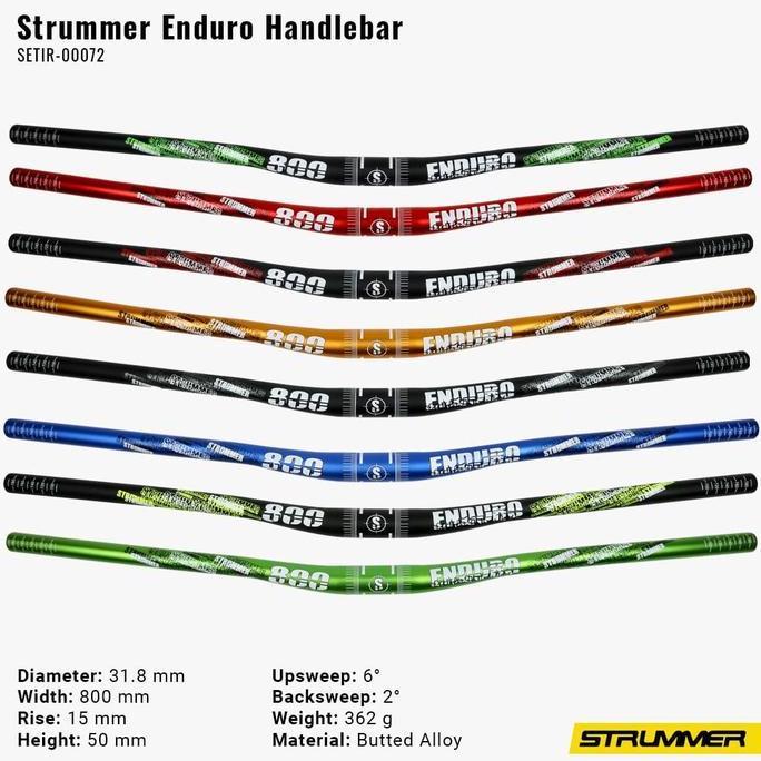 HANDLEBAR / STANG / SETIR MTB STRUMMER ENDURO DIAMETER 31.8 MM PANJANG 800 MM