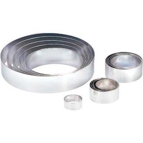 Sanneng SN3241 - Round Mousse Ring /Cetakan Ring Cake Roti Bulat 10cm