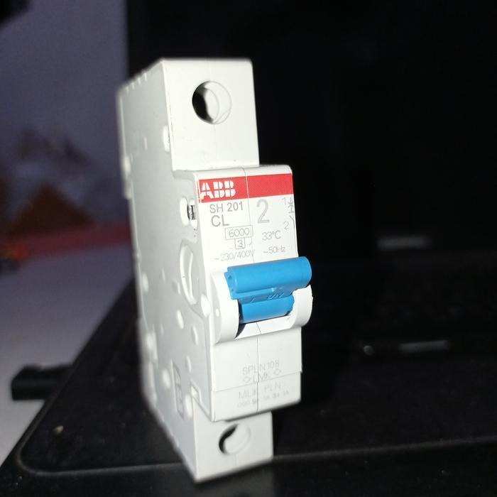 Mcb Abb 2A Pln Anti Jeglek, Mcb Abb Pln 2A Modif 4A, 6A, 10A Original Dan Terpercaya
