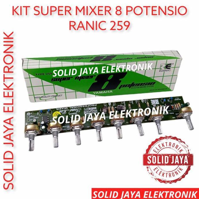 Zazamursani89 - Kit Super Tone Control Mixer 8 Potensio - Yamaha Mixing Ranic 259 Audio