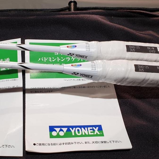 Yonex Genuine Racket JP code Duora Z Strike 3UG5.Inc Ultimax JP string Terlaris