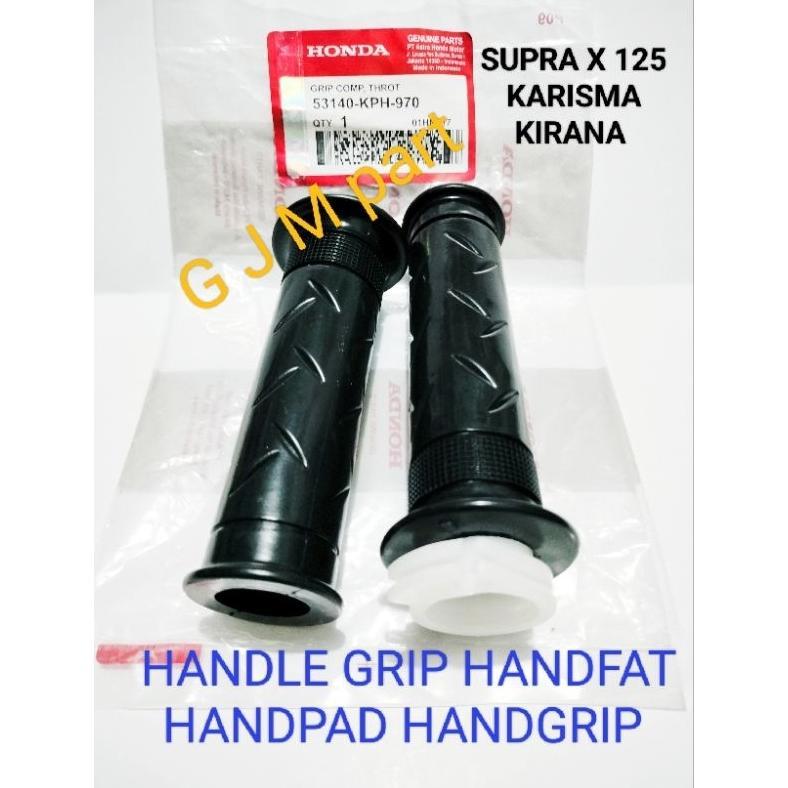 Ausrix - Handgrip Handfat Handpad Selongsong Pipa Gas Set Kanan Kiri Honda Supra X 125 Karisma Kiran