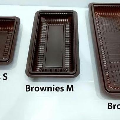 Tutup + Tray Mika Brownies Size M (10 X 20) Murahhh