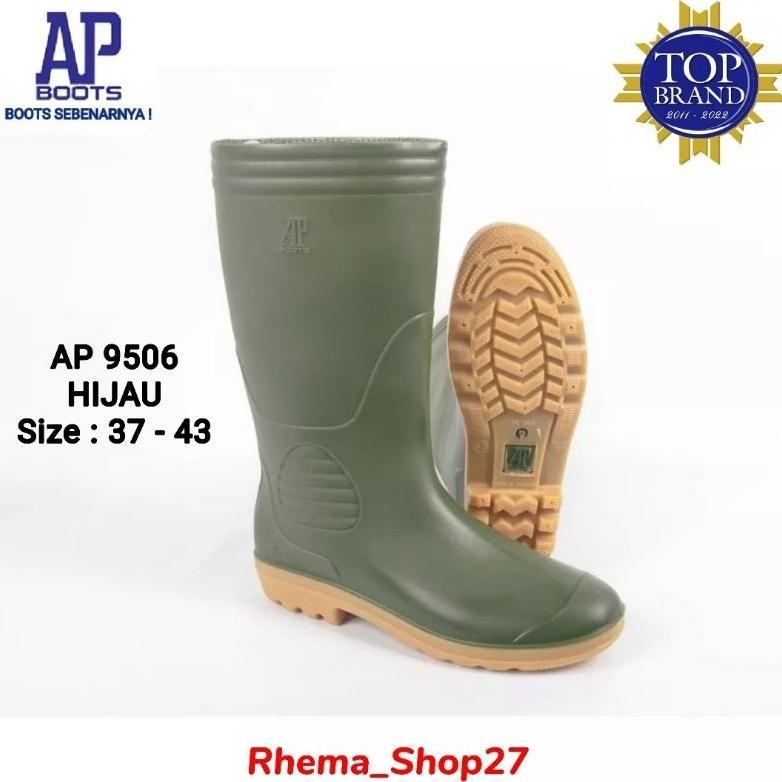 AP BOOTS 9506 HIJAU #TERBARU Sepatu Boots AP 9506 | Boots AP Original 37-43