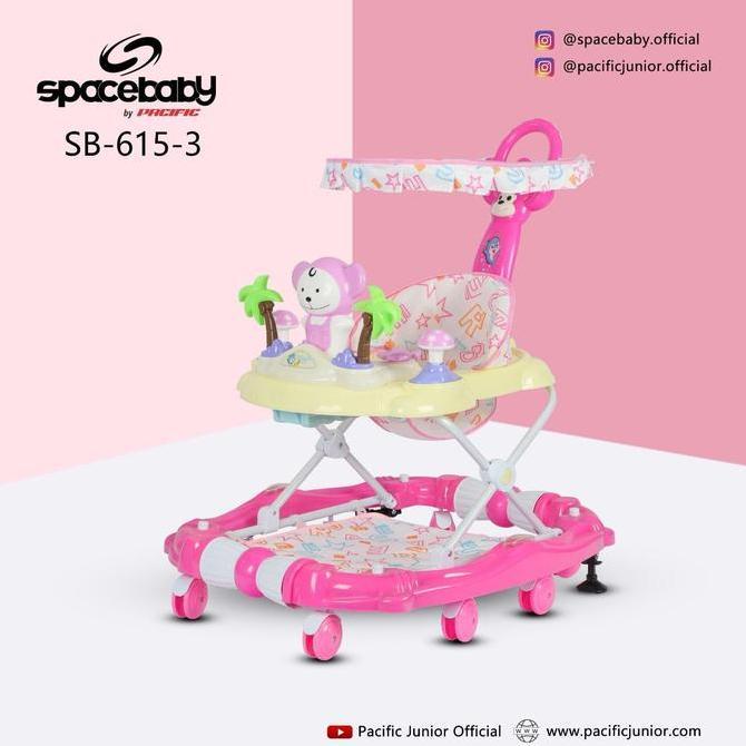 BABY WALKER SPACE BABY SB- 615-3