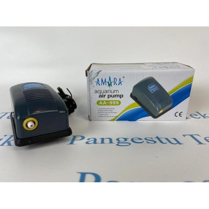 Aerator, Pompa Udara Oksigen Akuarium (1 Lubang)- Amara AA 999 AA-999