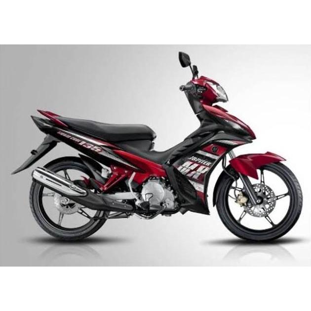 New- stiker striping motor yamaha Jupiter mx new 135 2013 merah list body