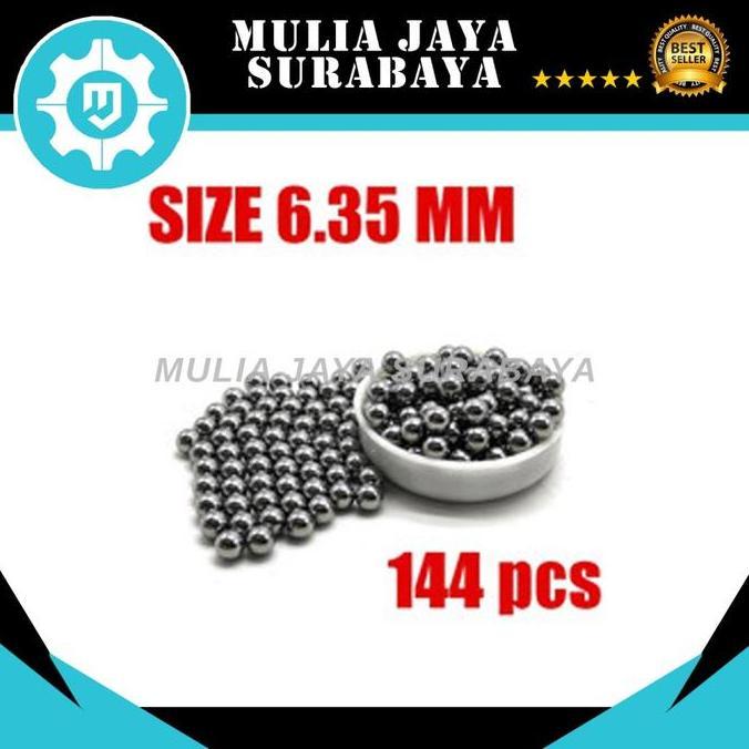 BOLA BESI 6.35MM GOTRI SEPEDA - SPAREPART