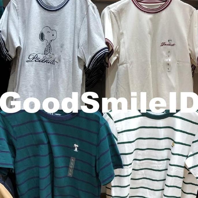 NEW Women Peanuts T-Shirt UT Lengan Pendek Kaos Wanita UNIQLO JASTIP