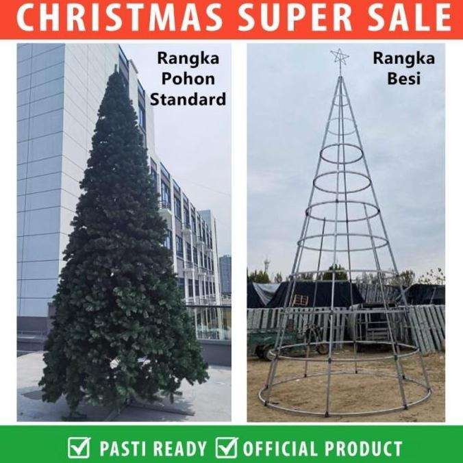 Pohon Natal Besar Tinggi 5 Meter 17 feet Premium Christmas Tree